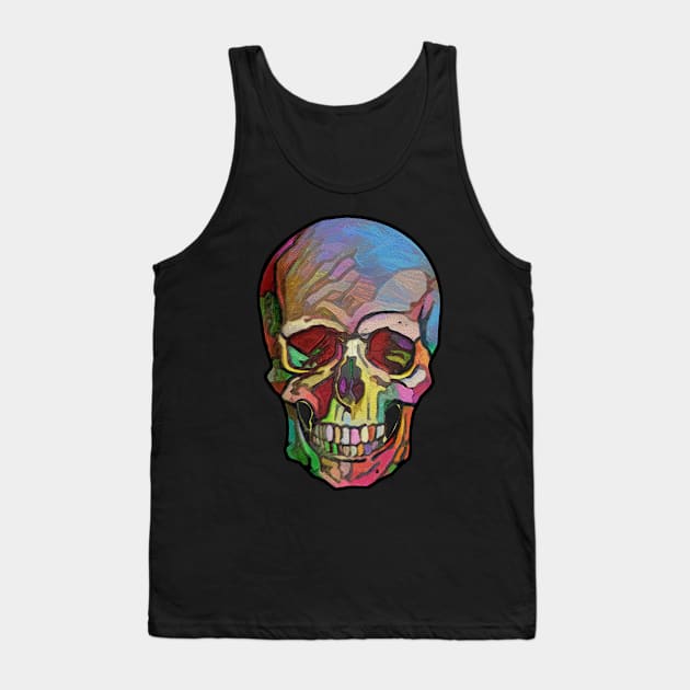 The Happy Skull Tank Top by Diego-t